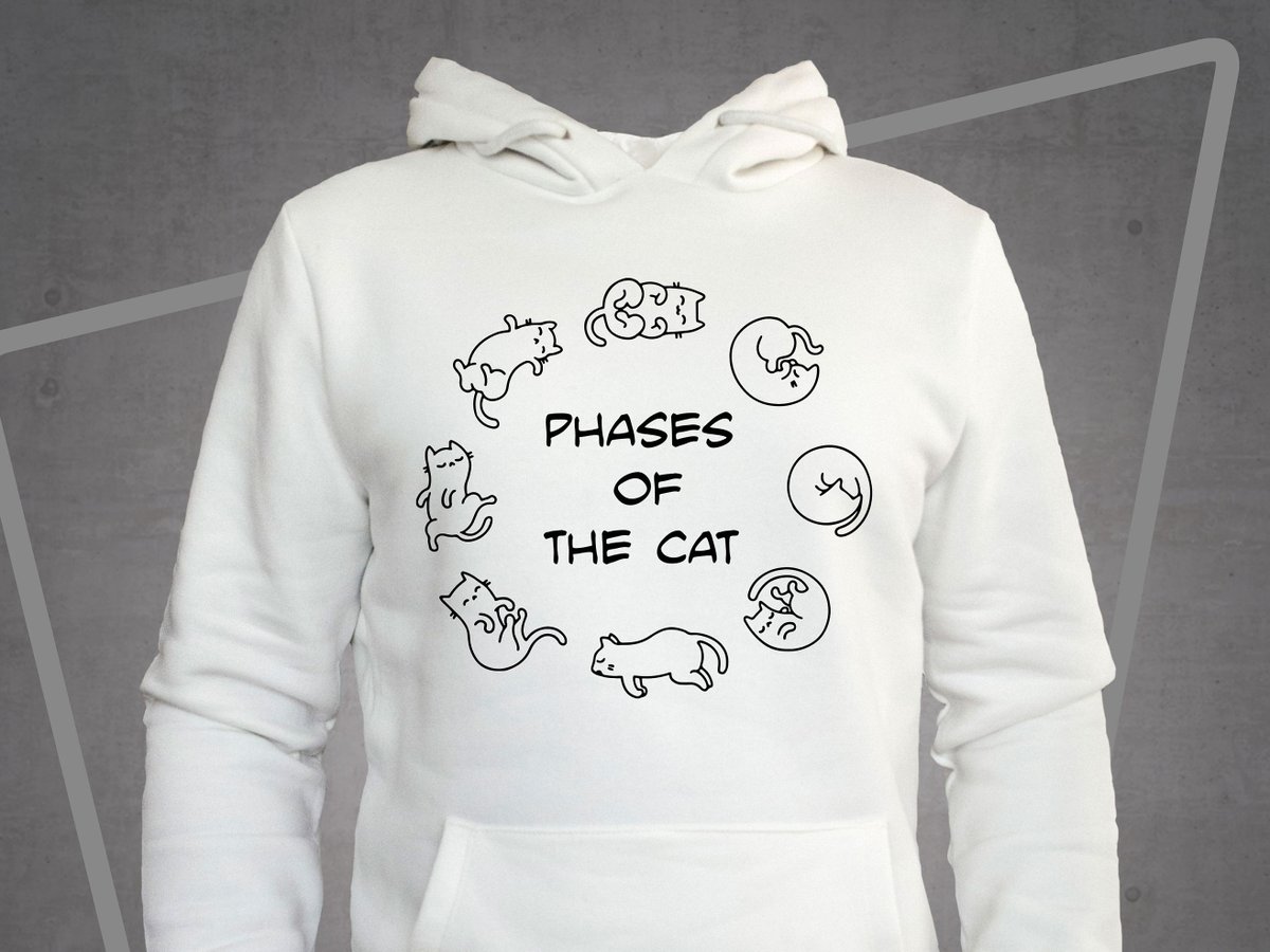Excited to share the latest addition to my #etsy shop: Cat phases shirt, funny cat hoodie, cat moms gift, 
etsy.me/3bQyOyN

 #streetwear #pullover #animal #cat #catphases #funnycathoodie #moonphases #catmomgift #catdrawing
