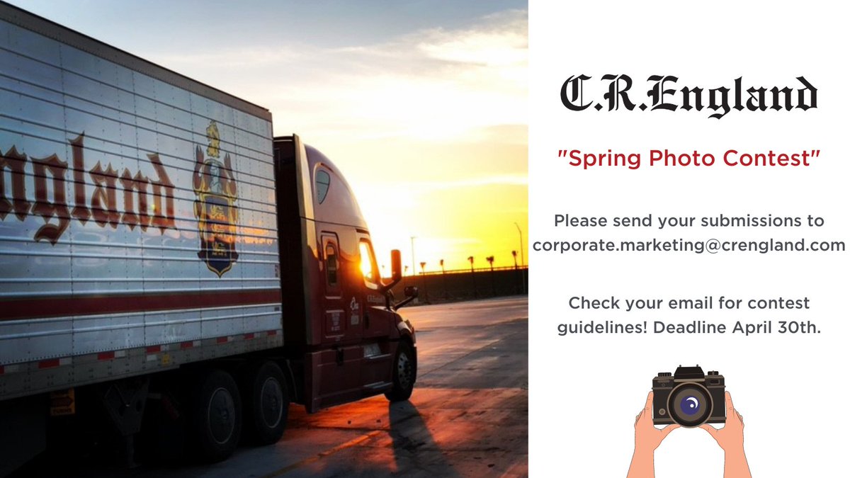CREngland's tweet photo. Our driver Joe Hernandez sent us this picture, his first trip after graduating from school! What a way to start his new career! ππ
#Trucking #Truckpics #TruckHero #CREproud https://t.co/mfXCrGkCll