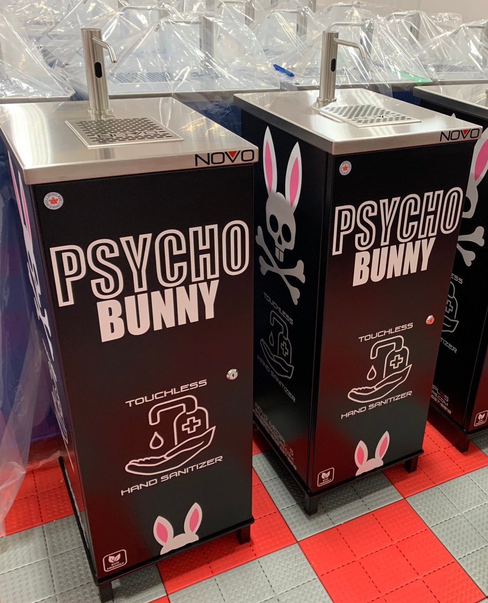 NMediplus's tweet photo. We are pleased to provide to a very innovative clothing company who are dedicated  to keeping their customers and employees safe and sanitized. @psychoBunny https://t.co/IQQV4lL6TE