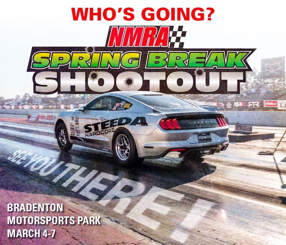steedaautosport's tweet photo. Looking forward to seeing some friendly faces at NMRA Spring Break Shootout this weekend! If you plan on attending, feel free to stop by and say hi! #TeamSteeda https://t.co/HNBd35OVb5