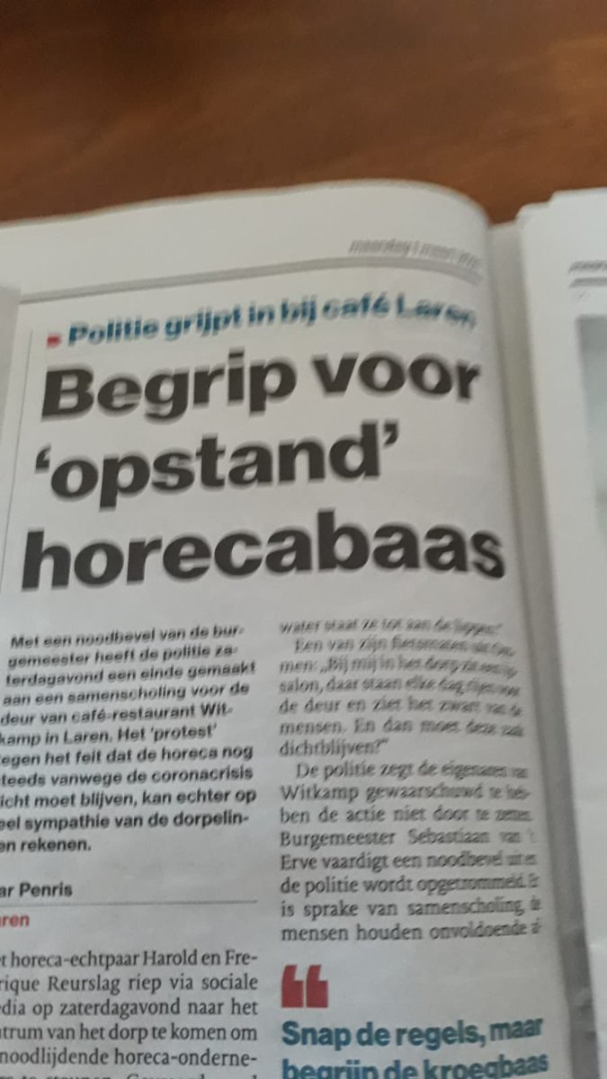 Mensen zijn de vrijheidsberovingen zat.