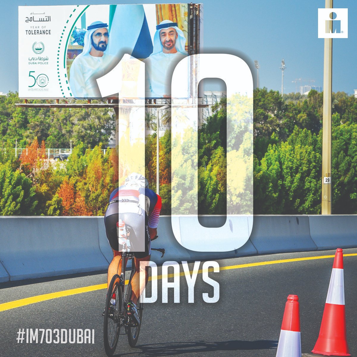 Faalyat_WLL's tweet photo. Shadowed by imposing, Dubai screams adventure! 10 more days till you get on the flat and fast race course of #im703dubai https://t.co/N9TeeggjCx