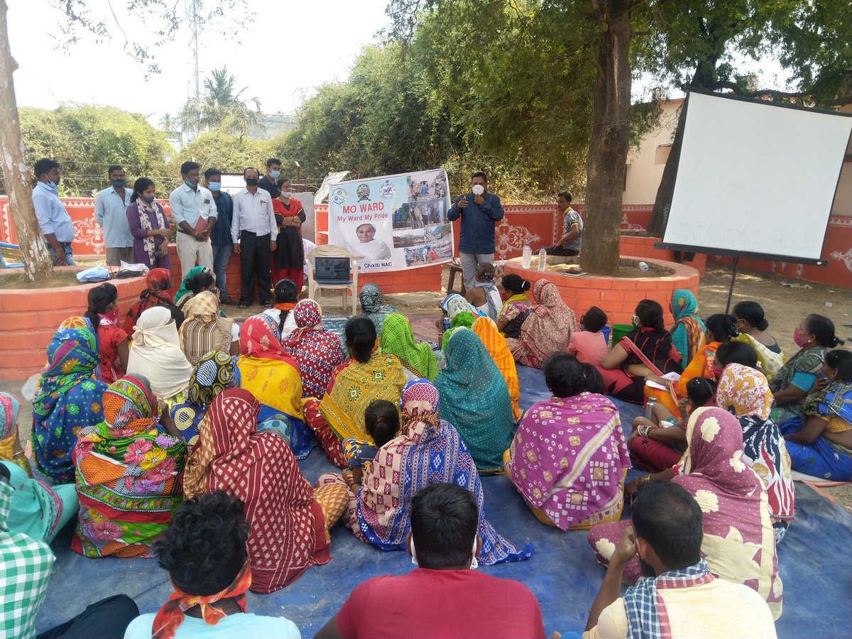 Nac_Chikiti's tweet photo. Organised a #MoWard meeting in different wards of Chikiti. Capacity Building and sensitization about the service provided through the ULB.
Focused on D2D Collection, 5MTR Radius,Clean Drinking water,Mo Khata & User-fees collection. @HUDDeptOdisha @Vijaykulange @Ganjam_Admin (1/2) https://t.co/qdcUjthjnc