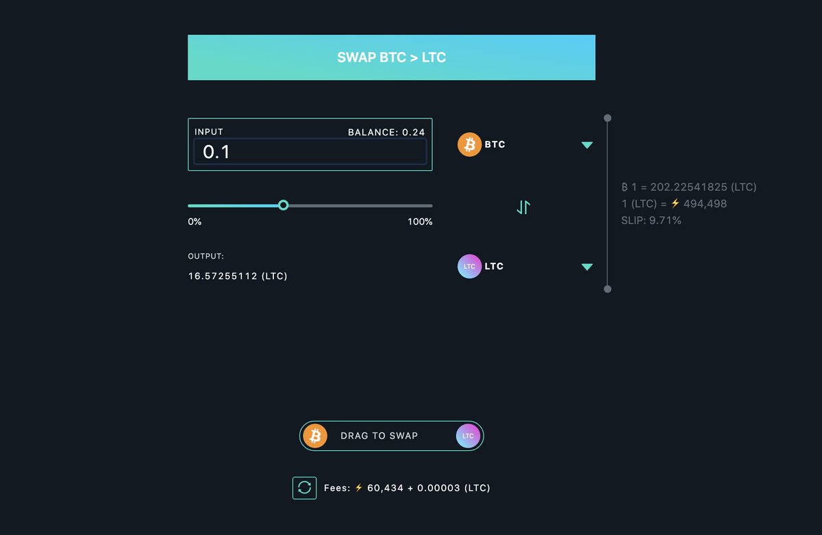 $LTC added to asgardex. 

Stake litoshis with <a href="/SatoshiLite/">Charlie Lee Ⓜ️🕸️</a> like an OG🐔