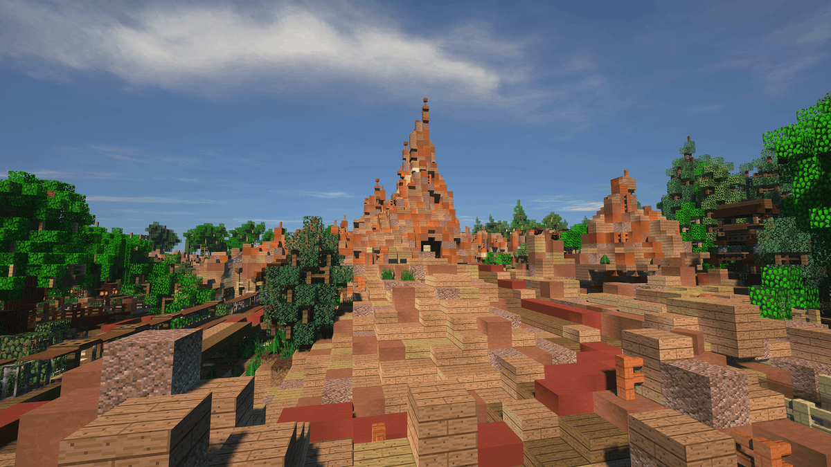 MinecraftParks's tweet photo. Dash in and out of craggy caverns and rumble through an old mine aboard a speeding train.

Join the wildest ride in the wilderness at /warp dl/btm https://t.co/2vyfqWLtef