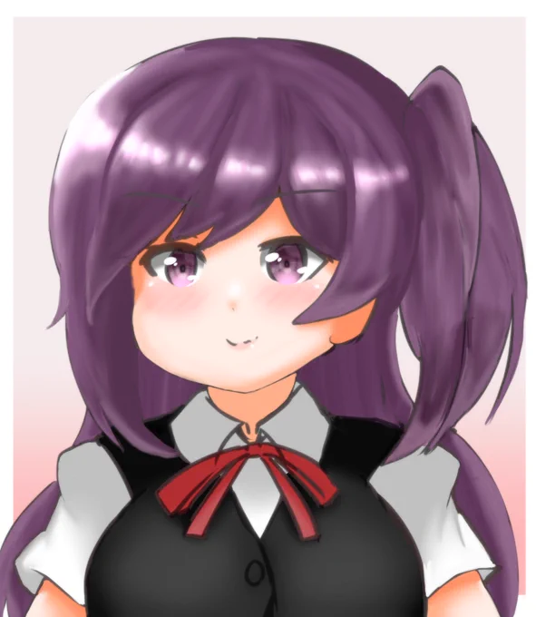 自分の説明不足と、あるびおんさんの勘違いで塗ることになった厚塗り萩風ちゃん、線画はあるびおんさん()で塗ったのは自分(塗りも投稿も許可頂いてます。) 