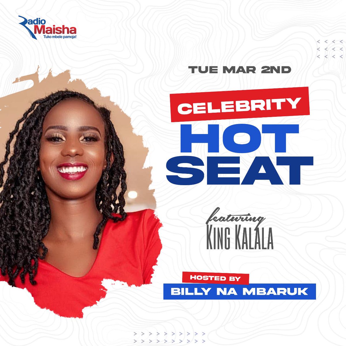 Leo ndio ile siku ya ubaya, tunapiga risto na @KINGKALALA_ the MISFIT kwenye Celebrity Hot Seat.
#Celebrity #CelebrityHotSeat #BillyNaMbaruk