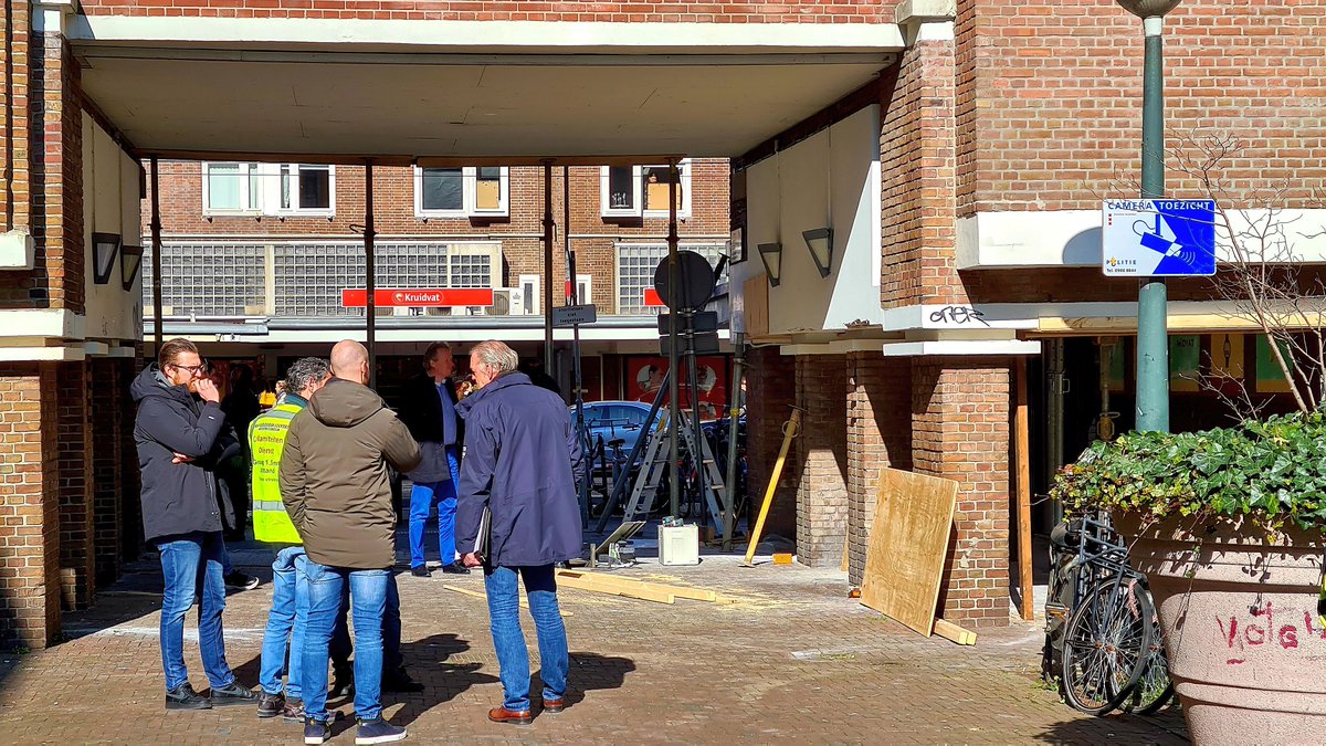 Melding politie Evertsenstraat