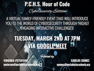 Tune in TONIGHT for Cybersecurity Night! Join us for a virtual RAMily-friendly event that will introduce you to the world of cybersecurity through highly engaging interactive challenges. The remote event will be on Tuesday, March 2nd at 7pm, the link to join is on our website!