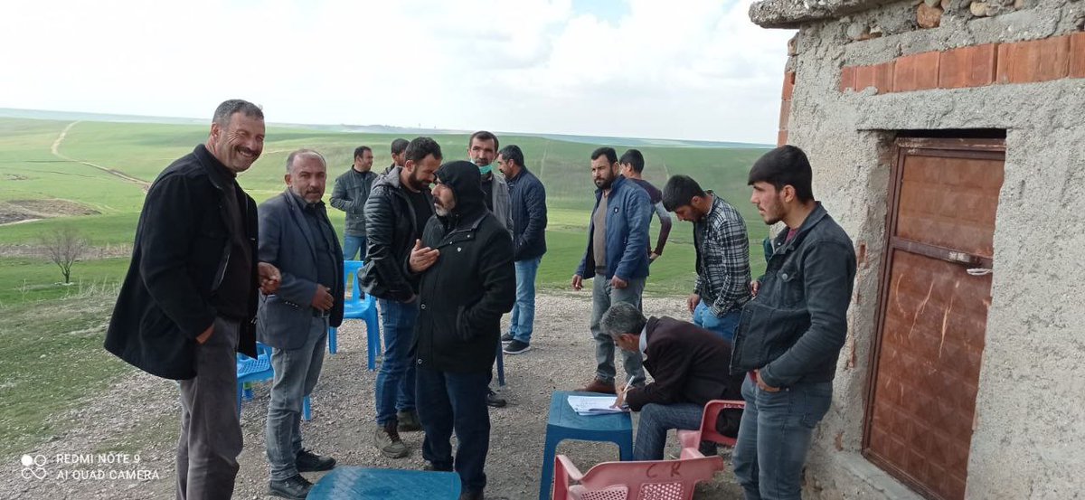 Herkes için adalet kampanyamız kapsamında hız kesmeden çalışmaya devam (gomê eyndarê,reşîk,zuğreşêr) köylerindeydik