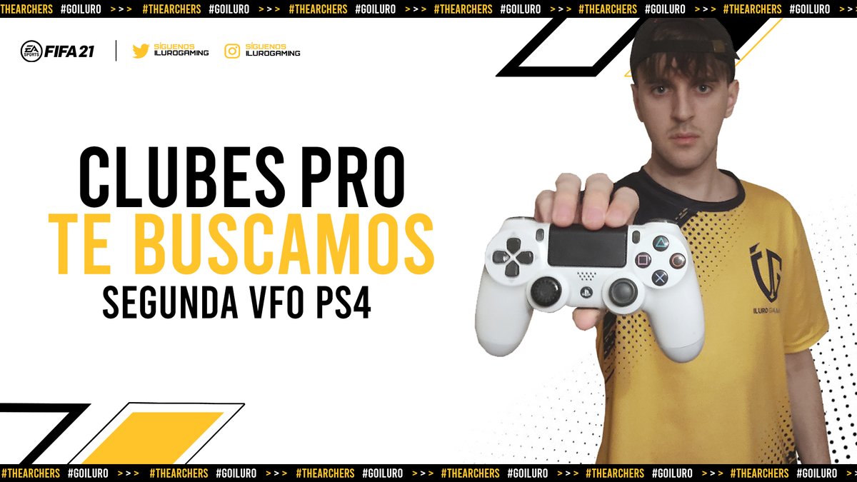 #FIFA21 | Clubes Pro

Estamos en búsqueda de jugadores para completar nuestro equipo de Clubes Pro de cara a la próxima temporada.

⚽️ GK | DFC | CAR
🏆 2ª División <a href="/VFOspain_ps/">VFOspain PS</a> 
🎮 PS4

📩 Interesados contactad por MD con <a href="/elmauri1981/">Daniel j mauro</a> o <a href="/Xx_MagoZou_xX/">Xx_〽️agoZou_xX ™</a> 

#TheArchers 🏹