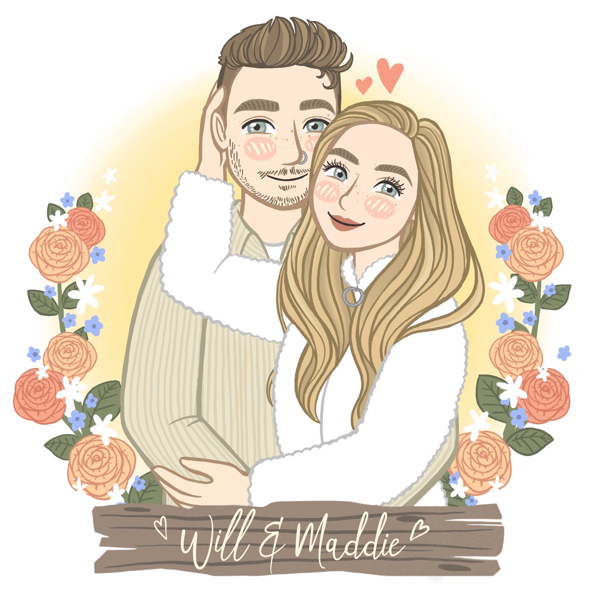 Here are some of my favorite couple portraits I finished last month 💖 I’m going to be mainly working on custom avatars/logos this month, and hopefully I’ll find some time to work on some personal pieces too!😊

#ArtistOnTwitter #portraitdrawing