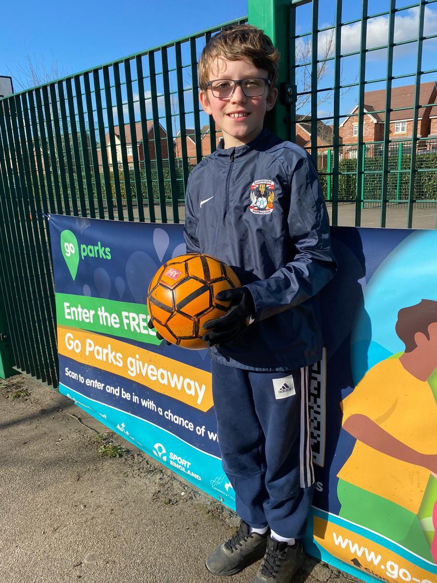 CovSport's tweet photo. Schools watch out for the #GoParksPUSB winners this afternoon!⚽ 

See who @Coventry_city picked as their winner! 

#GoParks 
@sgocoventrywest @sgocoventryeast https://t.co/31jIhzxndJ