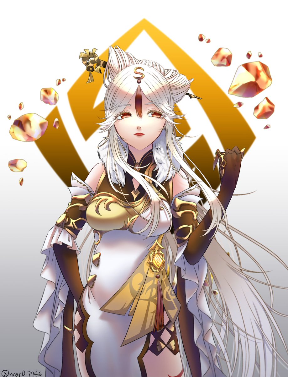 ななしろ 原神イラスト Genshinimapct 凝光 Ningguang T Co Ekwhtej0pp Twitter