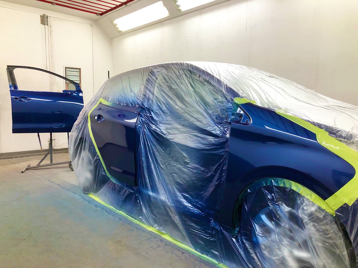 StoreysArc's tweet photo. Peugeot fresh out of paint and ready for assembly this afternoon! ๐@PPGRefinishUK #Envirobase https://t.co/LW4ewbor1h