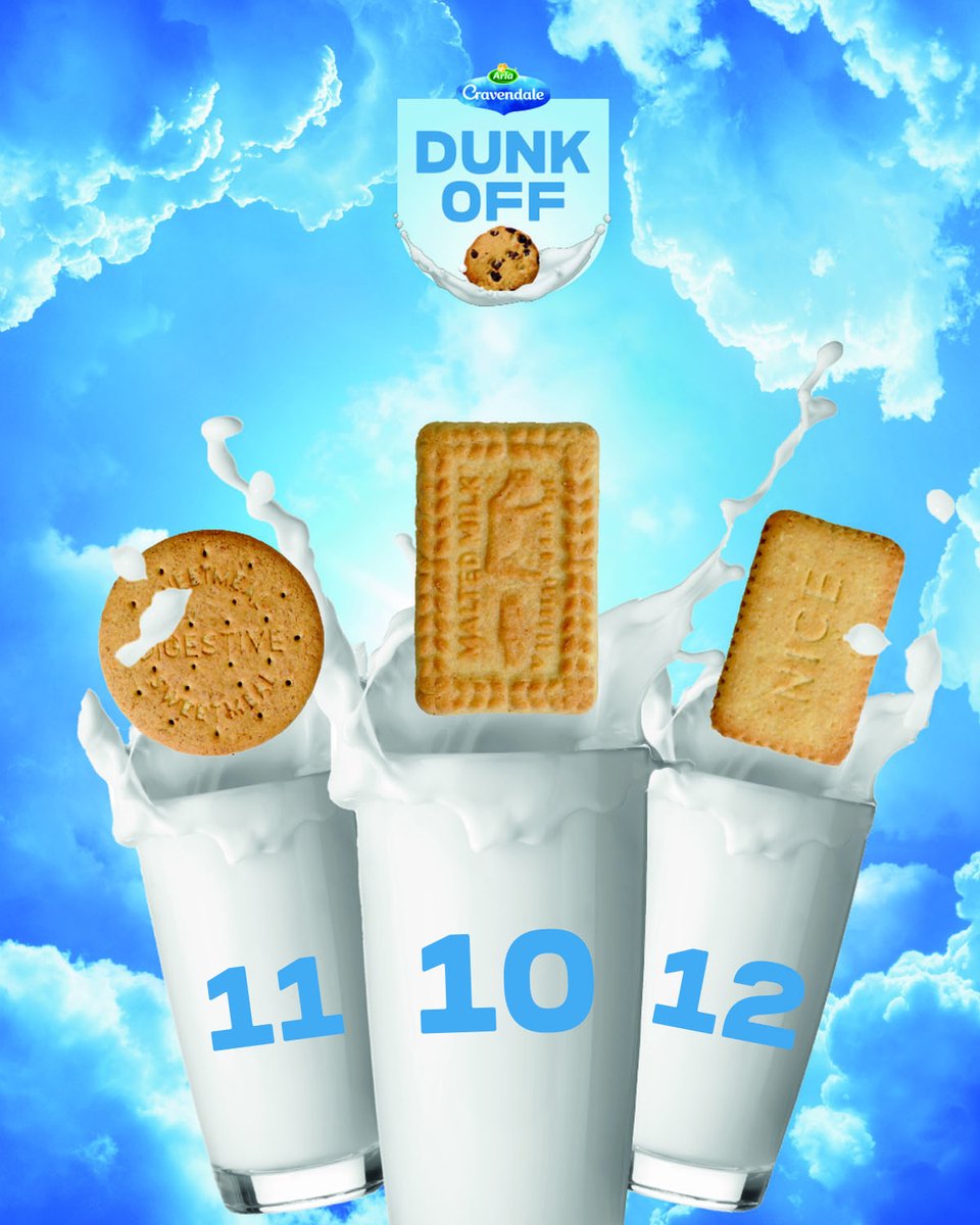 It’s hard to Digest(ive), and it’s not Nice to have say, and, erm, Malted Milk...

But here are this year’s Craven-FAILS! 

Such a low finish will make future qualification to the inaugural tournament that bit trickier!   

#ArlaCravendale #DunkOff