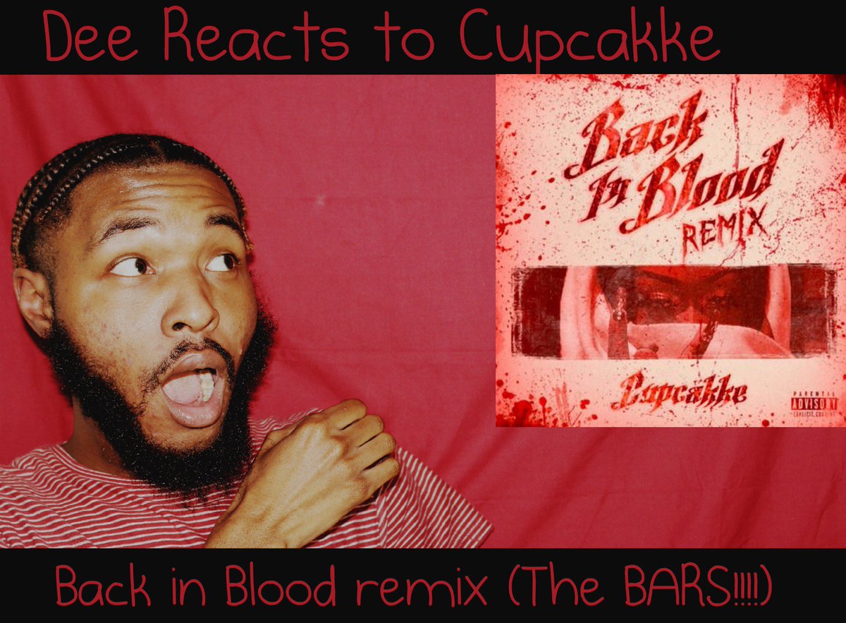 deetheevirgin's tweet photo. Good morning Dee nation, thank y'all for supporting me if you ain't seen my reaction to @CupcakKe_rapper #backinbloodremix , what are you doing? https://t.co/9smm7t4AiD