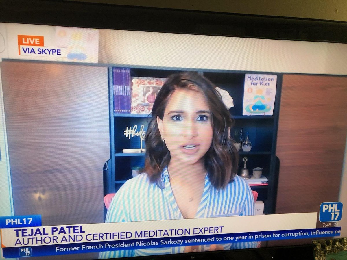 JenniferPHL17's tweet photo. Check it out! Teaching kids to relieve stress through #meditation. Certified Meditation Expert Tejal Patel joined us and shared an amazing video of her son showing some relaxation techniques. Head to https://t.co/CvFFIogEDP to see the interview. @TejalVPatel #yoga #phl17 https://t.co/riEF2SIW3K