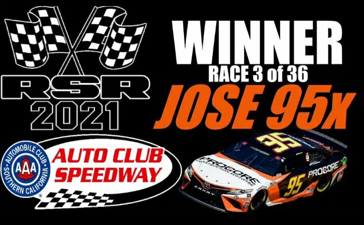 SolidRacing's tweet photo. This past Saturday night @joeyruiz916 parked his #95 Toyota in Victory Lane for the 2nd time in the 2021 RSR CUP Series Season, and took over the points lead! 
This time from @ACSupdates on @NASCARHeat 5.
Subscribe to @SMITHxNC on @YouTube to watch highlights from all 36 events! https://t.co/qOmKqe7HoO