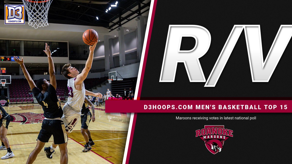 In the latest <a href="/d3hoops/">D3hoops/Patrick Coleman</a> Men's Top 15 poll, <a href="/RoanokeMBB/">Roanoke Men's Basketball</a> was once again receiving votes.
d3hoops.com/top25/men/2020…