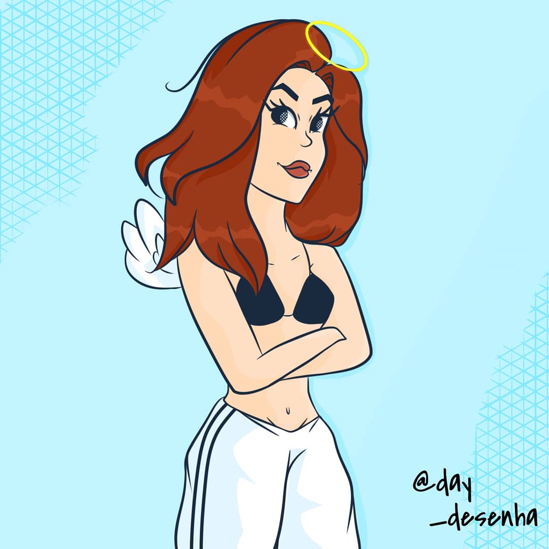 DesenhosSh's tweet photo. Hell e Angel 😈😇, desenho feito em parceria com a @Day_desenha. 
@funBABE @eusrtaluana https://t.co/5K0rBWrzIv