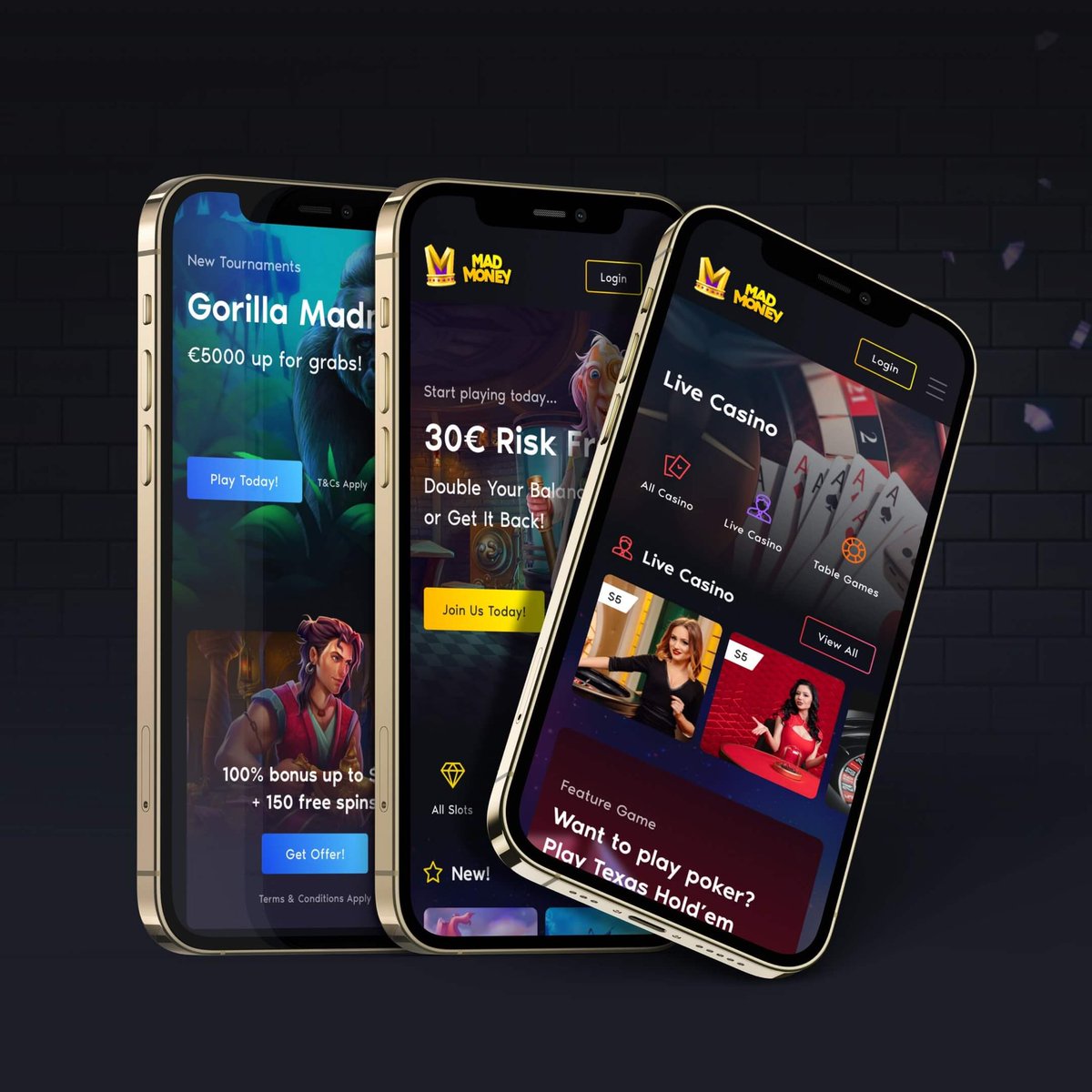 CoaxCreative's tweet image. A mobile-friendly website can really help to build credibility and loyalty with customers, clients and people with industries. 

It was important for our client @MadMoneyCasino to have a website that also had a slick mobile experience too. 🎲

#website #mobile #UX #UI #design