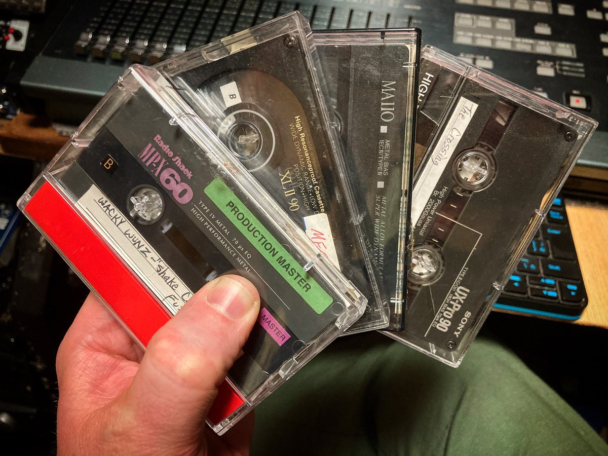 How many of you still have original #recording masters on #cassette? If there’s anything I regret, it’s disposing of most of mine a few years ago. 
#cassettetape #originalmasters 
#analogtape #cassettetapes 
#analogtapes #highbias #metalbias #chrometape #chromecassette
