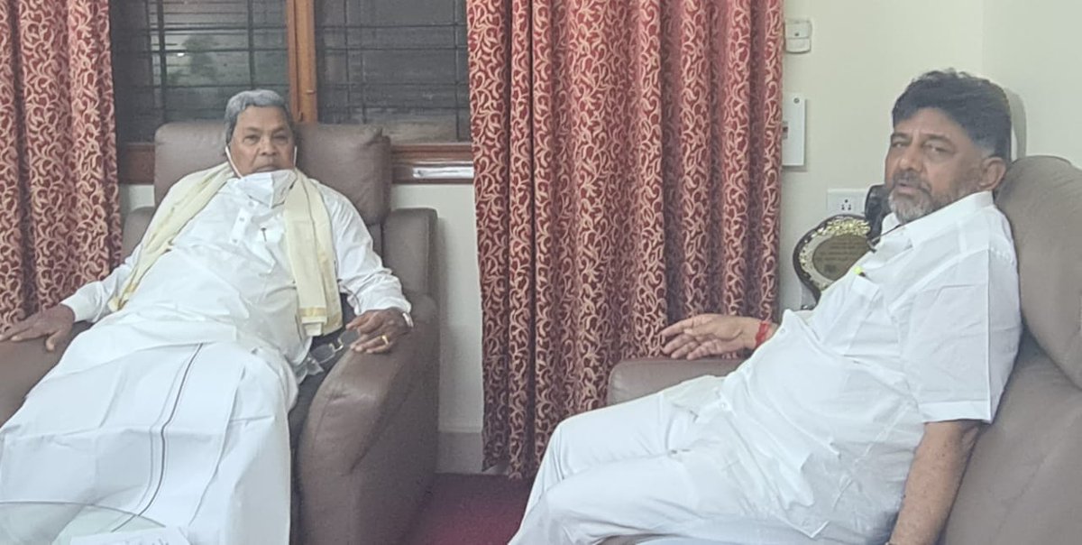 ಕೆಪಿಸಿಸಿ ಅಧ್ಯಕ್ಷರಾದ <a href="/DKShivakumar/">DK Shivakumar</a> ಅವರು ಇಂದು ನನ್ನನ್ನು ಭೇಟಿಯಾಗಿ ಮಾತುಕತೆ ನಡೆಸಿದರು.