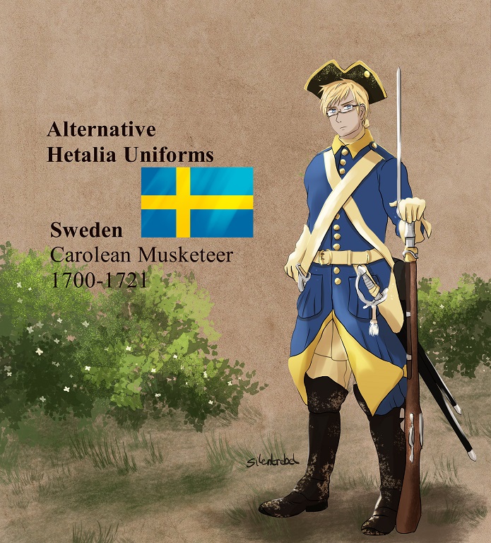Clean the floor Distrust On foot Twitter 上的 silentrebelart："#Hetalia Sweden in historic Carolean uniform  plus history facts about Swedish Army around 1700. Support me on ko-fi /  Redbubble etc https://t.co/dJqxJ3Q4At #aph #aphsweden #hetaliasweden  #hetaliafanart #swedishhistory ...