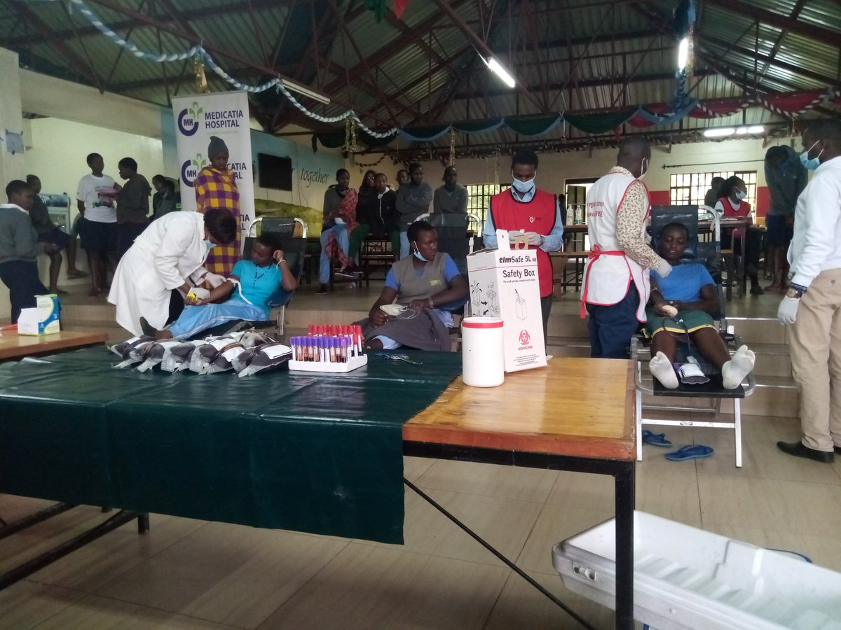Donate blood and be someone's hero😊

In partnership with Kenya National Blood Transfusion Service (KNBTS) &amp; Kenya Red Cross society (KRCS) Narok, we were able to carry out a blood donation drive successfully at Kisaruni Girls High School.

#DonateBloodSaveLife
#CompassionateCare