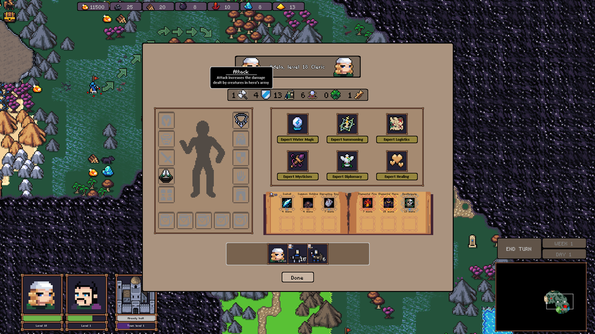 Itch Io Hero S Hour Hero S Hour Is A Game Based On The Heroes Of Might And Magic Turn Based Strategy Games Hour Refers To The More Fast Paced Gameplay With Combat Taking Place