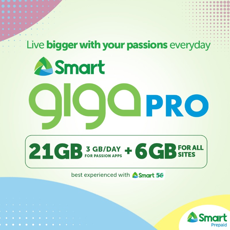 LiveSmart's tweet photo. Live GIGA and experience bigger passions every day through video, games, stories, and more with #SmartGigaPro.