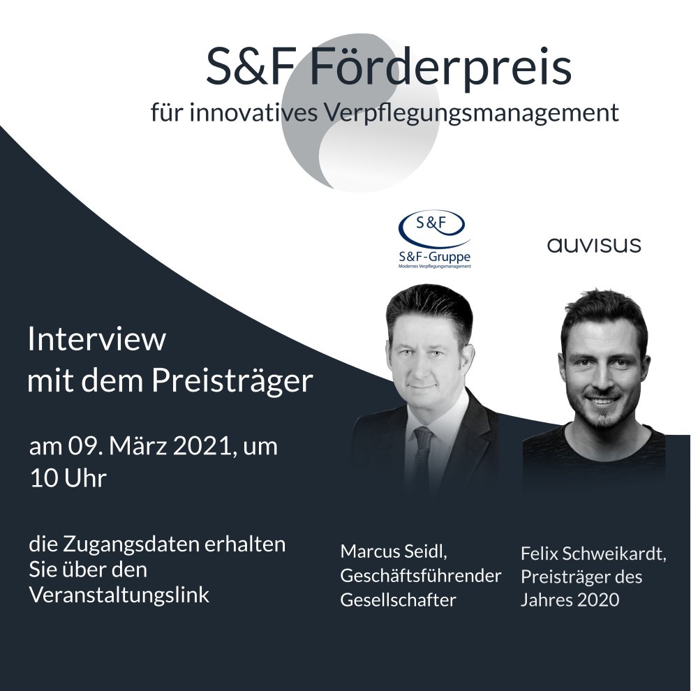 visioncheckout's tweet photo. Am 9. März um 10 Uhr stellen Marcus Seidl und Felix Schweikardt den S&amp;F Innovationspreis vor. Für Infos zur Teilnahme am #Event einfach dem Veranstaltungslink folgen. https://t.co/PQgwLktmyT
Wir freuen uns auch Euch! https://t.co/zJJE8IedQp