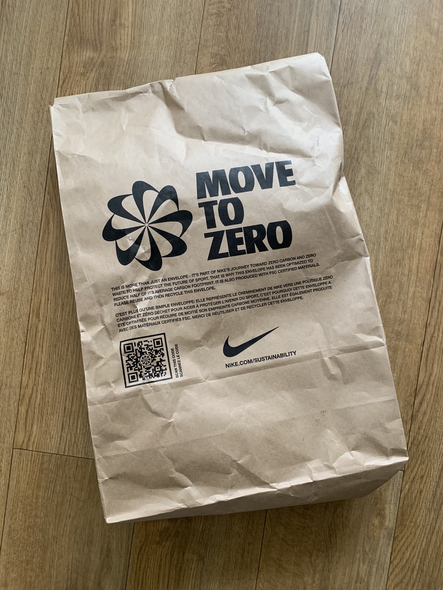 Mike Hann on X: this packaging and Zero (Carbon and Waste) initiative from Nike. 👌🏼 https://t.co/Sl8W4mnv8r" / X