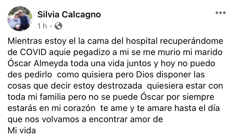NoticiasdeAzul's tweet photo. Falleció Oscar, el papá de Matías Almeyda

Así lo confirmó Silvia Calcagno en su red social facebook.
Desde https://t.co/5GpmrYrIJj acompañamos en el dolor a los amigos, familiares y conocidos. https://t.co/dPnQQMBDxm