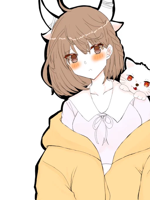 オリキャライラスト!!よかったらアドバイスとかもお願いします!、#絵師さんと繋がりたい #フォローされたい#可愛い女の子イラスト#神絵師になりたい 