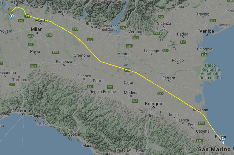 landingsgr's tweet photo. ➡️The 1st brand new @Leonardo_live ΑW-109 Trekker for #ΕΚΑΒ to be operated by #HellenicAirForce
s/n 22701, t/reg. I-RAIX departed #Vergiate #LILG today morning 09:13UTC using callsign #AGUST101 & landed 10:53UTC at #Rimini #LIPR. It departed #LIPR 12:12 & landed at #LIBP 13:10. https://t.co/Qz6hIKRcd7