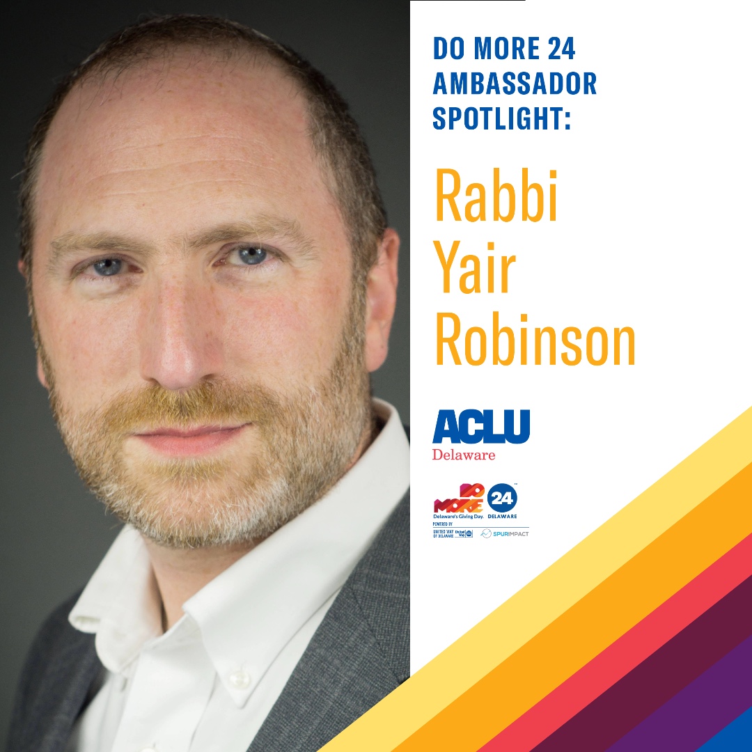 Do More 24 ambassador spotlight: Rabbi Yair Robinson