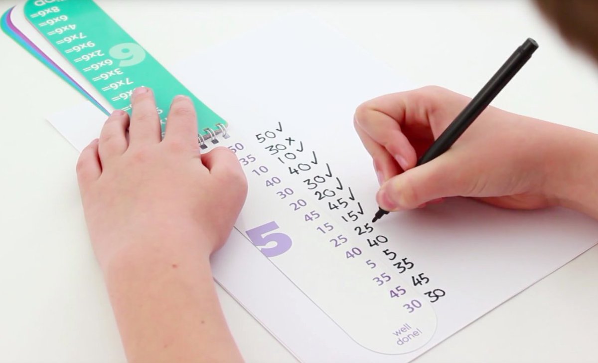flipp_flopps's tweet photo. Looking to teach times tables without looking at a screen? Check out this handy, colourful, pencil-case-sized booklet! Answers included! https://t.co/ScN3OFfGZS #timestables #dyslexia #mathstutor #mathsanxiety #mathanxiety https://t.co/4WyH8b066l