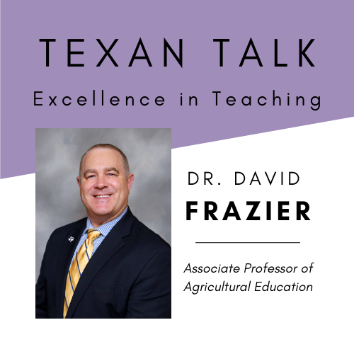 TarletonCEE's tweet photo. Don't forget! Dr. Frazier, honored from the @TarletonCOAES, will take part in a #TexanTalk on Today, March 2nd from 12-1 pm. This event will be livestreamed at https://t.co/W1MjcLkEzs. https://t.co/mD3OdaQynV