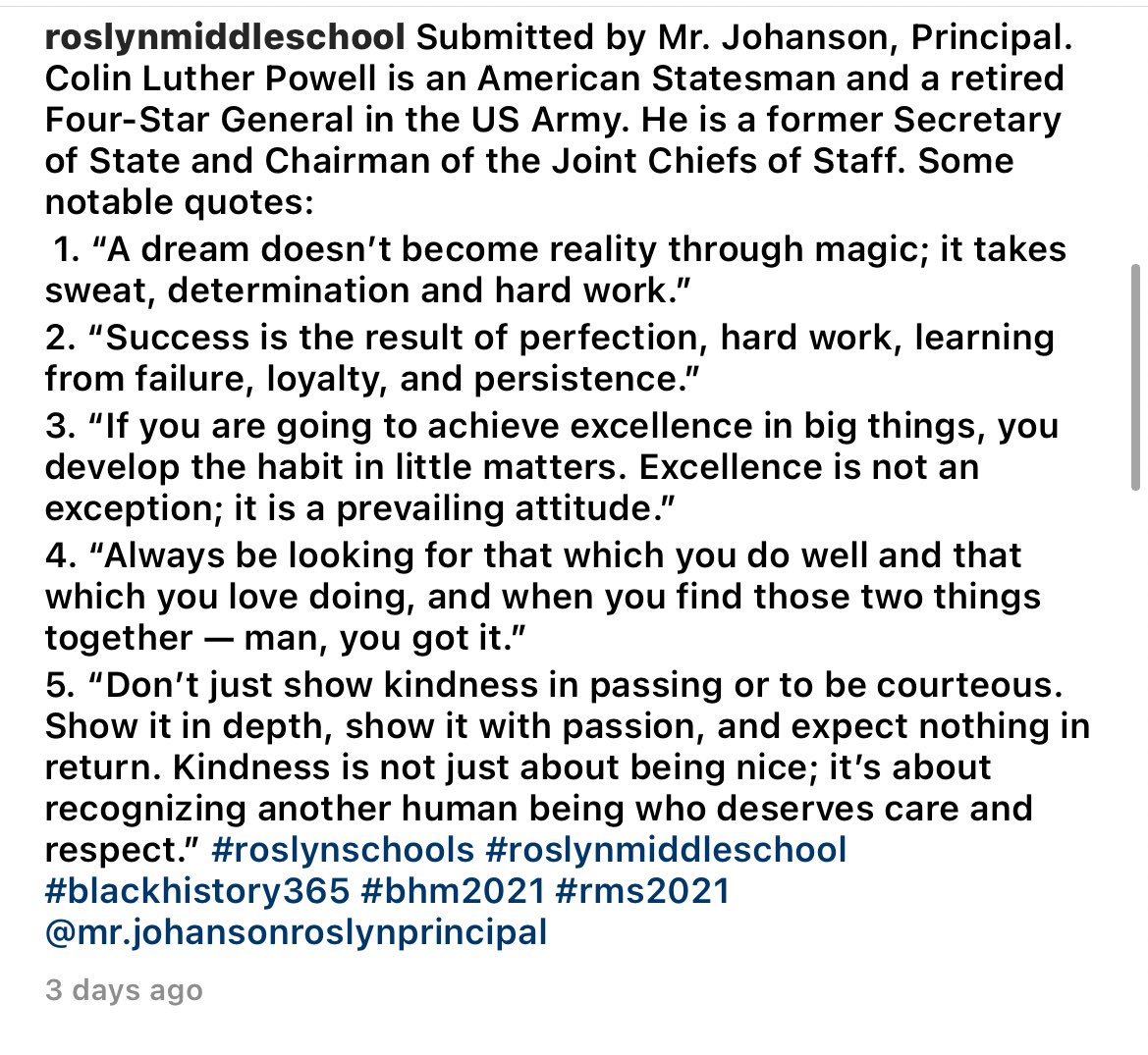 Roslyn Middle School tweet media