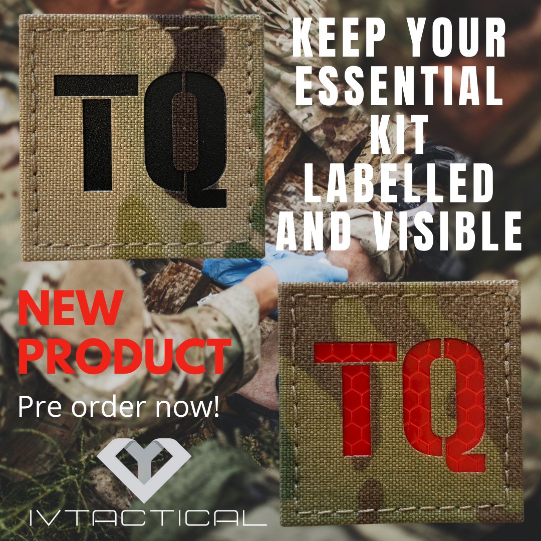 IVTactical's tweet image. NEW Product - Laser Cut TQ Patch 50x50mm 500d Multicam Cordura RED Reflective &amp;amp; Matt Black Insert. #ivtactical #moralpatch #TQpatch #TQpouch #lasercutpatches #armymedkit #medkit #firstaidkit #combatmedic #armymedic