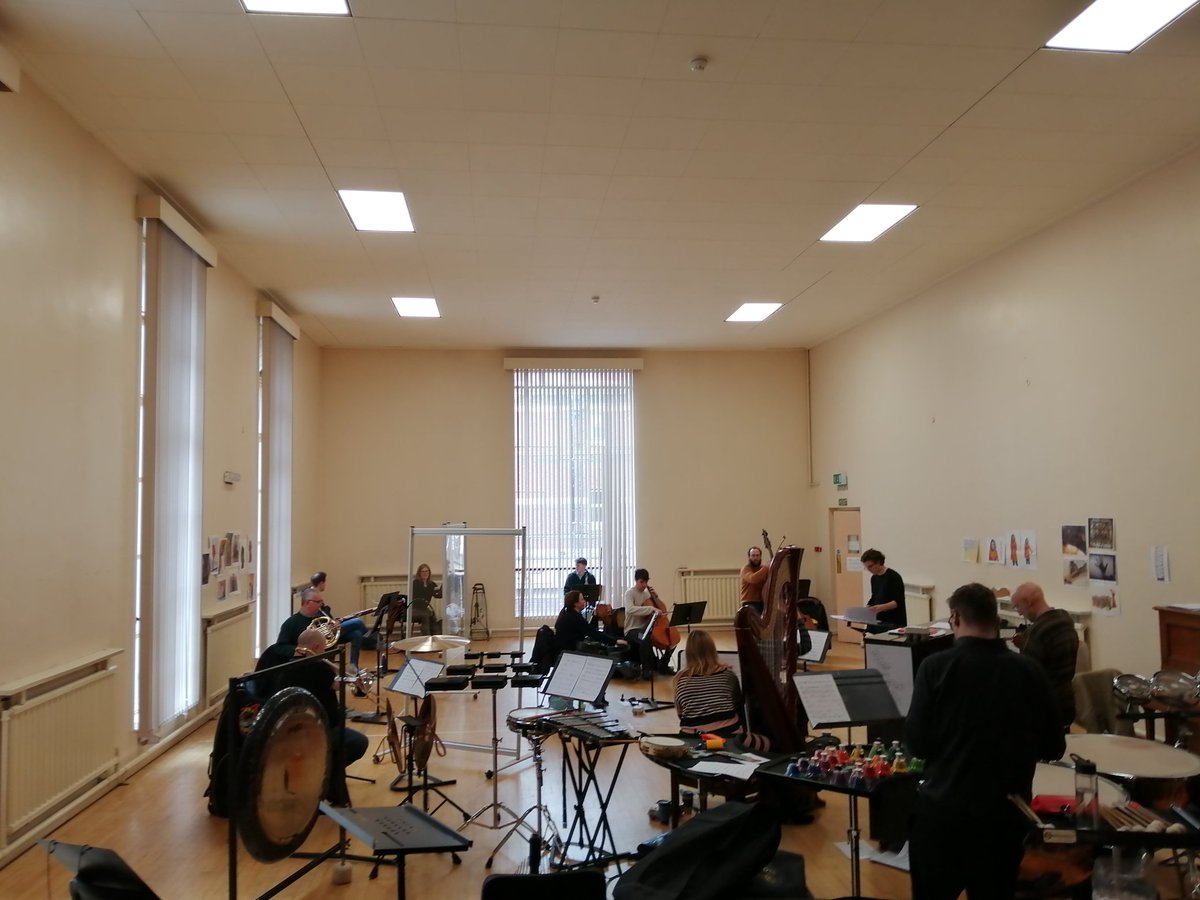 About to rehearse an opera, with an actual orchestra!! <a href="/belfastensemble/">thebelfastensemble</a> <a href="/Sarah_Richmond_/">Sarah Richmond</a> @paulcareyjones