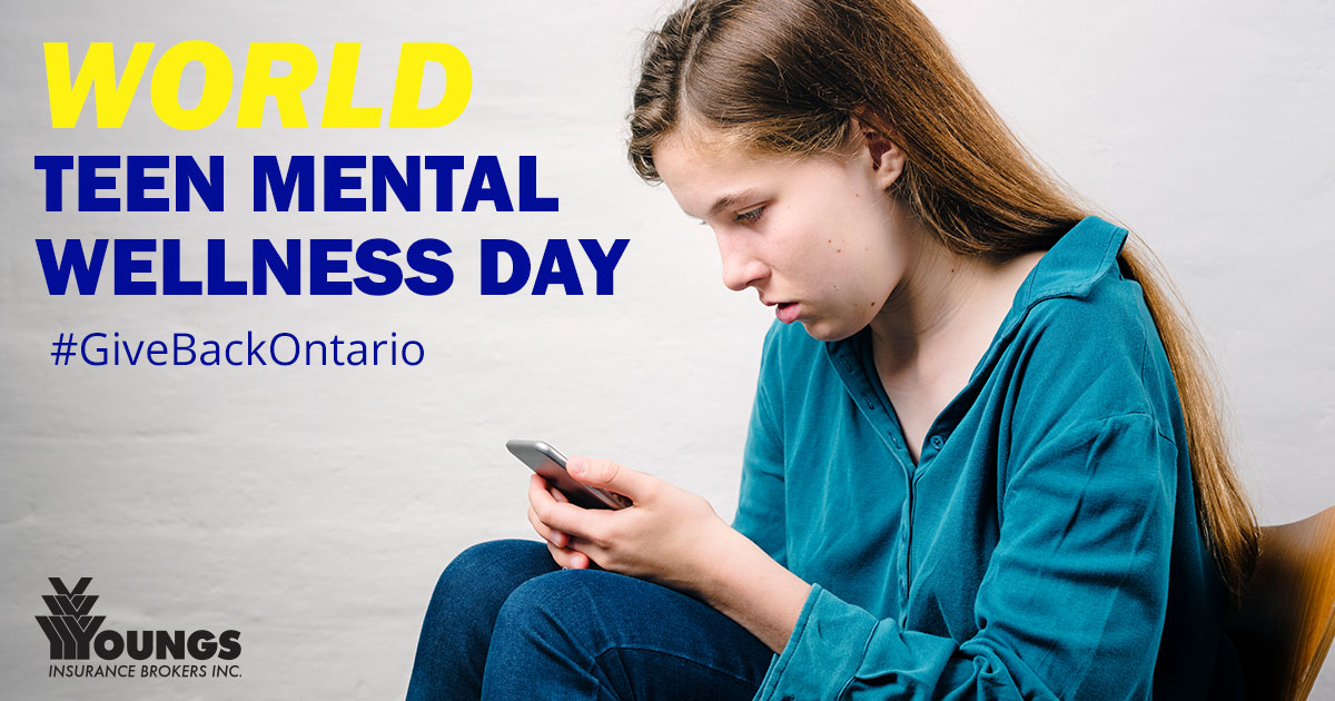 youngsinsurance's tweet photo. Today is #WorldTeenMentalWellnessDay
Join us and increase awareness about mental health issues among teens. Show support and please donate to @jackdotorg
#GiveBackOntario #110ActsOfKindness #bewise #InsuranceWithIntegrity #OntarioBrokers https://t.co/s9pNUd1dgh https://t.co/K2qJeUDFMC