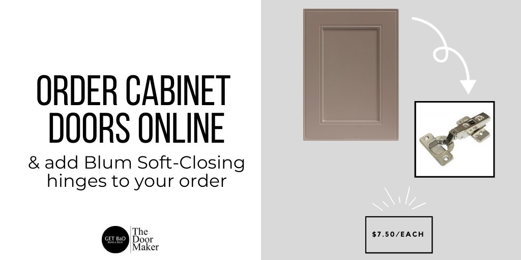 _TheDoorMaker's tweet image. Add Blum Hinges to your online order of cabinet doors. We offer Blum Soft-Closing hinges with the backplate.

doormaker.ca/hinge-cost.html

#hinges #cabinethinges #blumhardware