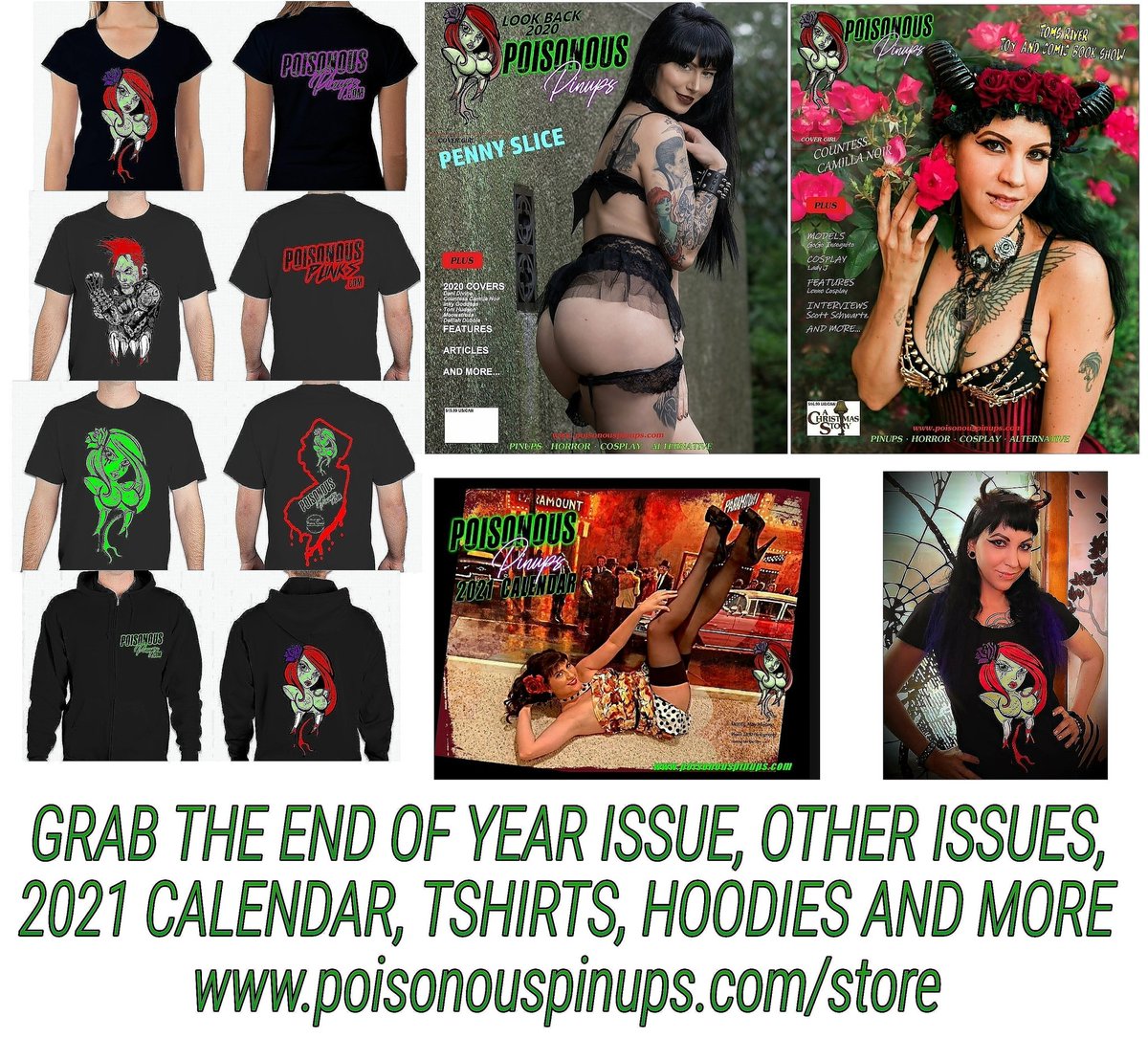 poisonouspinups's tweet photo. The only #pinup #cosplay #horror #celebrity #model magazine taking #cryptocurrency and #dogecoin grab some 🔥 issues or some lit clothing and pay with #crypto https://t.co/bDtfJEBE3u #dogecoins #doge #dogetrain #dogearmy #bitcoin #litecoin #pinips #sexy #models #girls ♡♡♡ https://t.co/zaDBpOlzWz