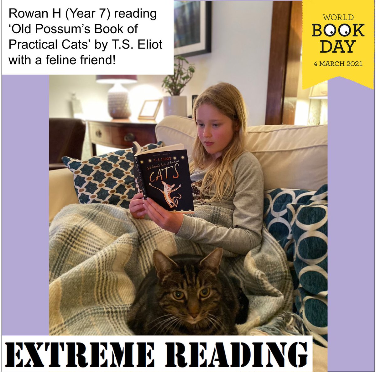 UckfieldCollege's tweet photo. Some more student entries to the Extreme Reading competition. We love how creative our competition entrants have been during lockdown!
Winners will be announced on Thursday (World Book Day).
#extremereading #studentsreading https://t.co/jLX9HnXPFx