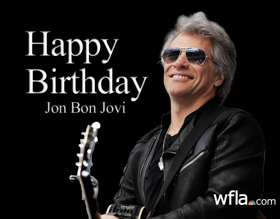 Join us in wishing a happy birthday to rocker Jon Bon Jovi who turns 59 today!  