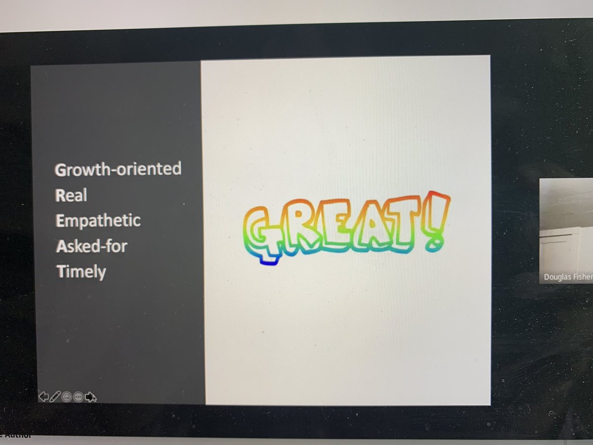 GREAT! feedback <a href="/DFISHERSDSU/">Douglas Fisher</a>