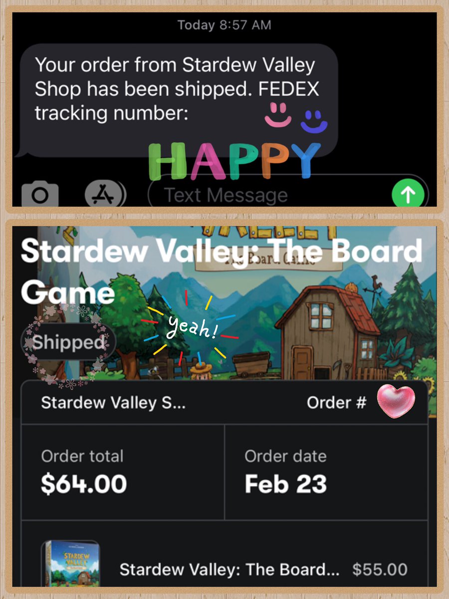 Gaming4Addicts's tweet photo. Thank you @yamahar6rulz for this super cool 🎁 that @ConcernedApe has made for us SDV lovers 😭💕 It’s  on it’s way, so happies and excited ^_^ https://t.co/pyNvFlRycE